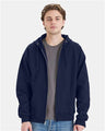 Hanes F280 Unisex Ultimate Cotton Full-Zip Hooded Sweatshirt