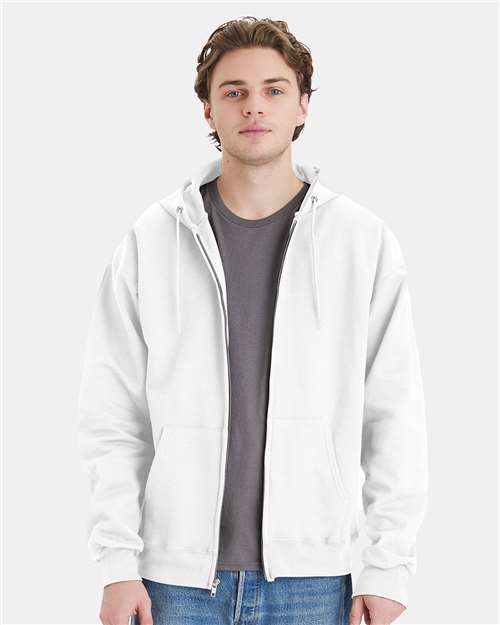 Hanes Unisex Ultimate Cotton® Full-Zip Hooded Sweatshirt - Hanes F280