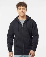 Independent Trading Co. IND4000Z Unisex Heavyweight Full-Zip Hooded Sweatshirt | Wholesale Heavyweight Zip Hoodie
