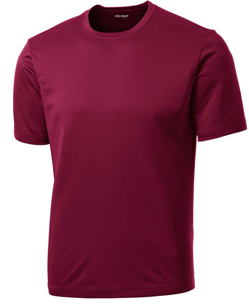 DRIEQUIP Men's Moisture Wicking Tee Shirts TALL Sizes