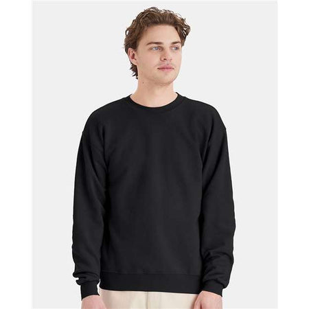 Hanes Ecosmart® Crewneck Sweatshirt - Black - Hanes P160 Hanes Black S