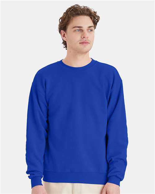 Hanes Ecosmart® Crewneck Sweatshirt - Deep Royal - Hanes P160