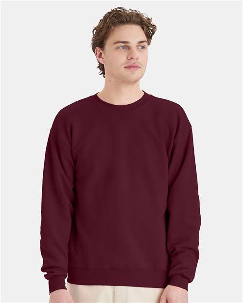 Hanes Ecosmart® Crewneck Sweatshirt - Maroon - Hanes P160