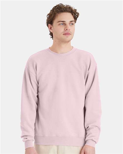 Hanes Ecosmart® Crewneck Sweatshirt - Pale Pink - Hanes P160