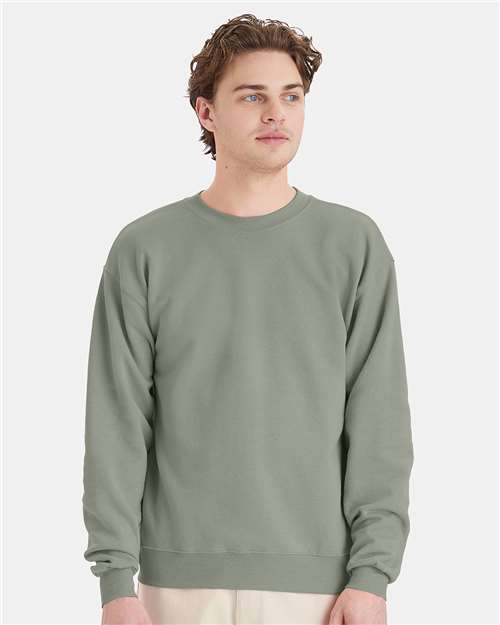 Hanes Ecosmart® Crewneck Sweatshirt - Stonewashed Green - Hanes P160