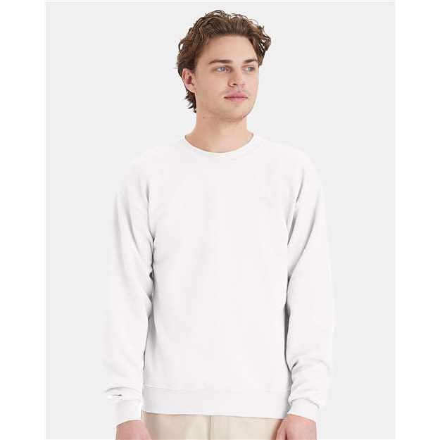 Hanes Ecosmart® Crewneck Sweatshirt - White - Hanes P160 Hanes