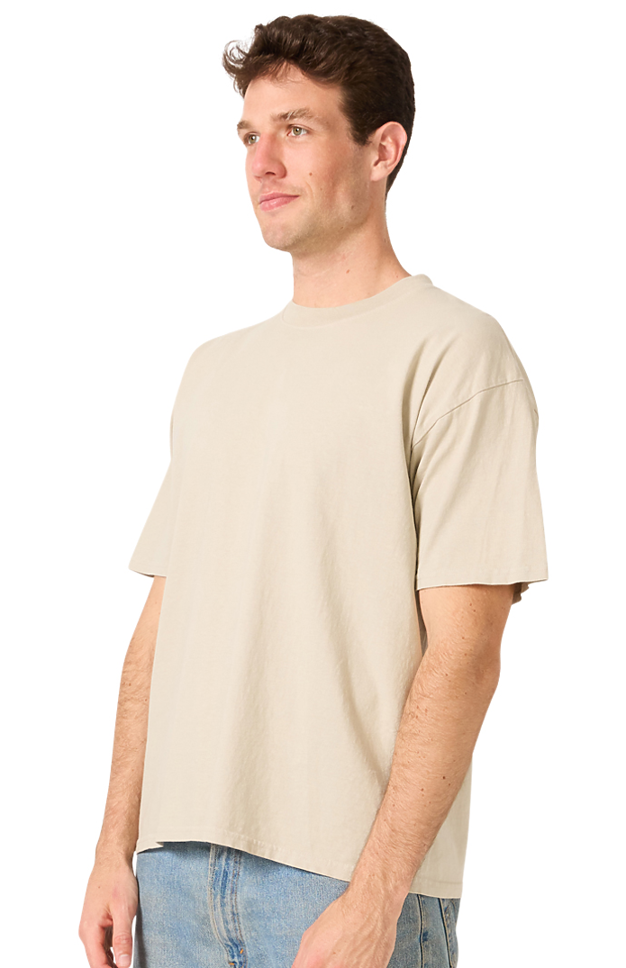 Royal Apparel 19551GD Unisex Garment Dyed S/S Heavy Tee - Tan