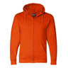 Bayside Unisex USA-Made Full-Zip Hooded Sweatshirt - Bayside 900 Bayside Bright Orange S