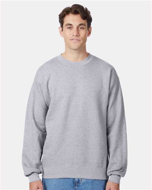 Hanes Ultimate Cotton® Crewneck Sweatshirt - Light Steel - Hanes F260