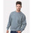 Bayside Unisex USA-Made Crewneck Sweatshirt - Dark Ash - Bayside 1102 Bayside Dark Ash S
