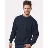 Bayside Unisex USA-Made Crewneck Sweatshirt - Navy - Bayside 1102 Bayside