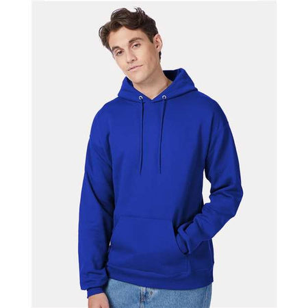 Hanes Ecosmart® Hooded Sweatshirt - Deep Royal - Hanes P170 Hanes