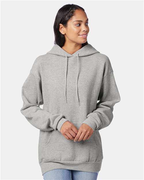 Hanes Ecosmart® Hooded Sweatshirt - Light Steel - Hanes P170 Hanes Light Steel S