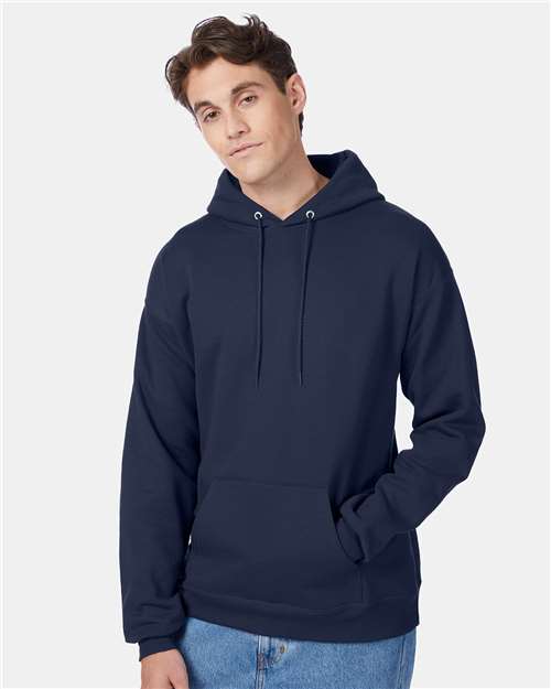 Hanes Ecosmart® Hooded Sweatshirt - Navy - Hanes P170 Hanes Navy S