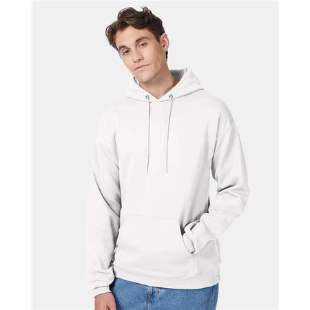 Hanes Ecosmart® Hooded Sweatshirt - White - Hanes P170 Hanes