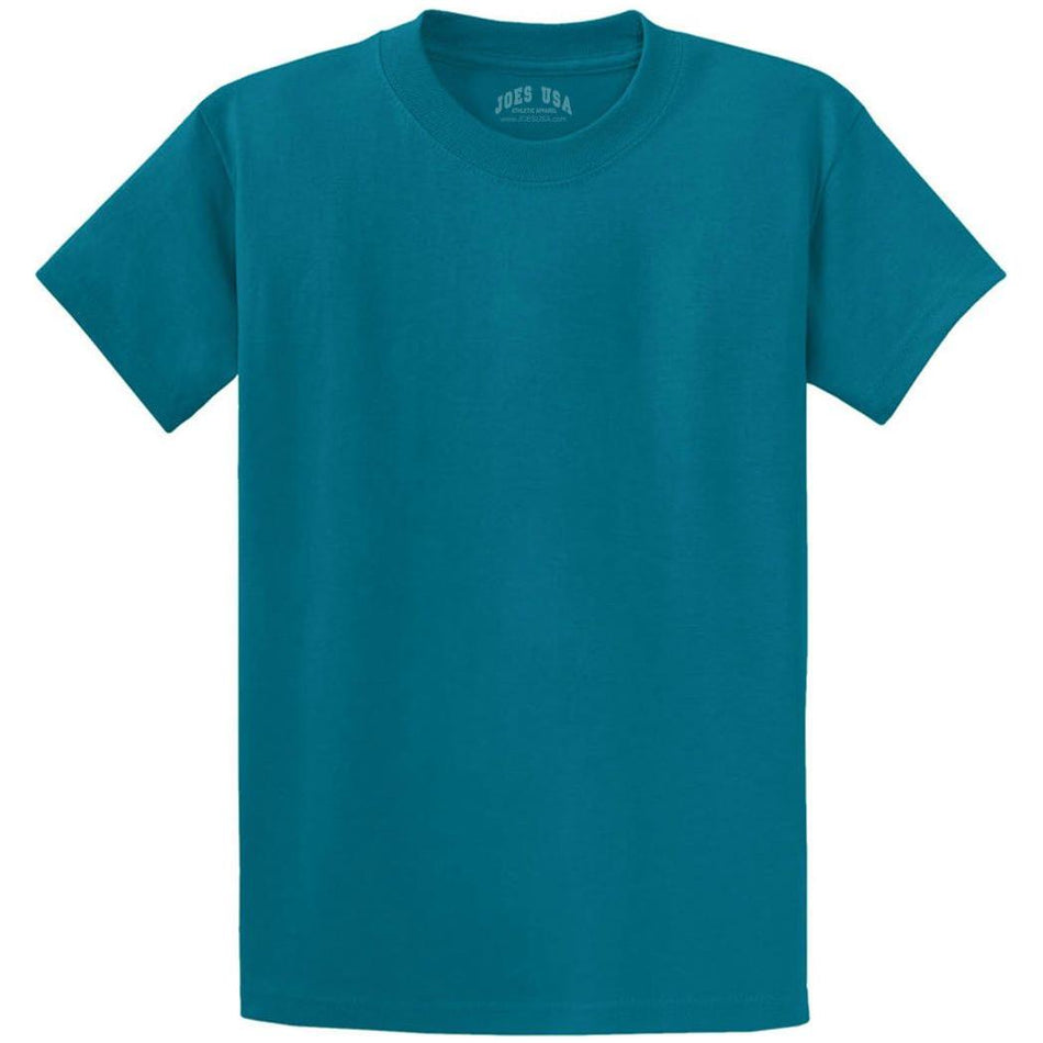 Joe's USA Mens Heavyweight Wholesale 6.1-ounce, 100% Cotton T-Shirt - Teal - JUSAPC61 T-Shirts Joe's USA Teal S