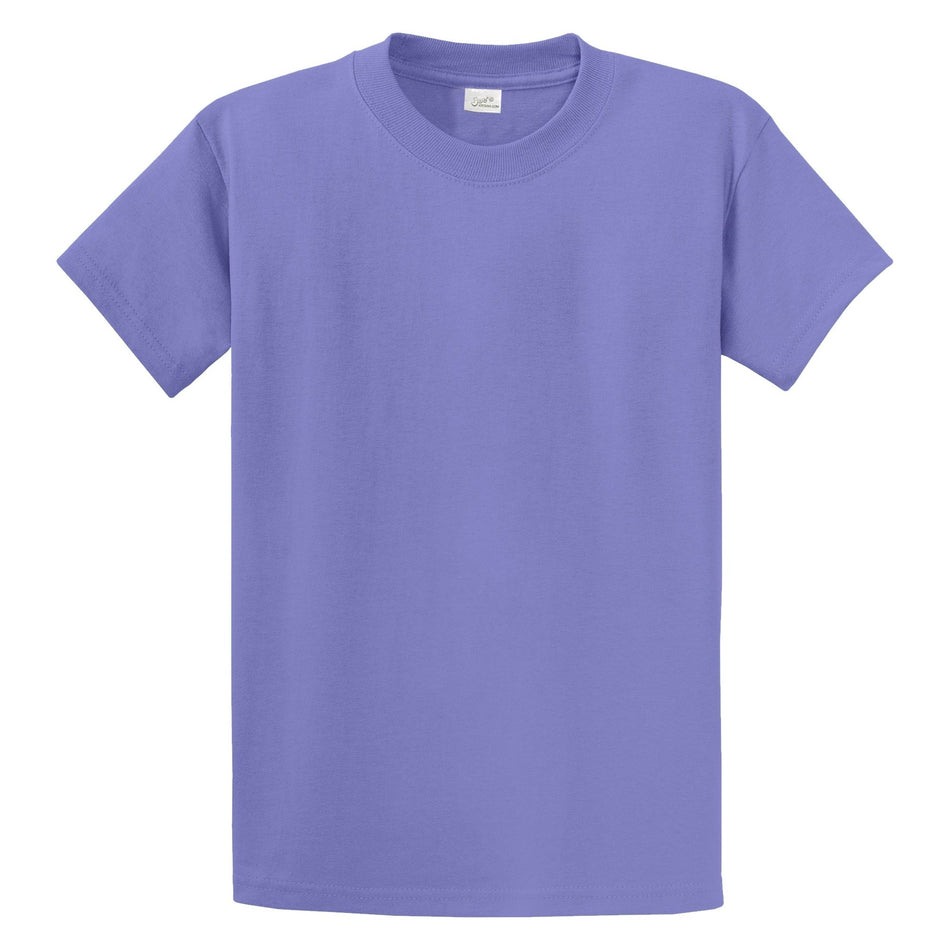 Joe's USA Mens Heavyweight Wholesale 6.1-ounce, 100% Cotton T-Shirt - Violet - JUSAPC61 T-Shirts Joe's USA Violet S