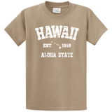 Vintage Hawaiian Islands Tee's in 42 Colors and Regular, Big and Tall Sizes 1959 Joe's USA