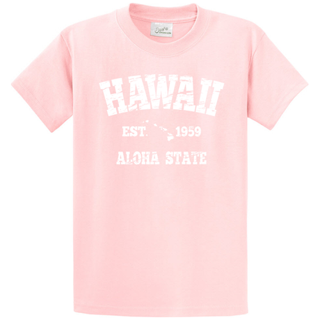 Vintage Hawaiian Islands Tee's in 42 Colors and Regular, Big and Tall Sizes 1959