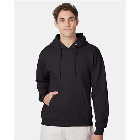 Hanes Ultimate Cotton® Hooded Sweatshirt - Black - Hanes F170 Hanes