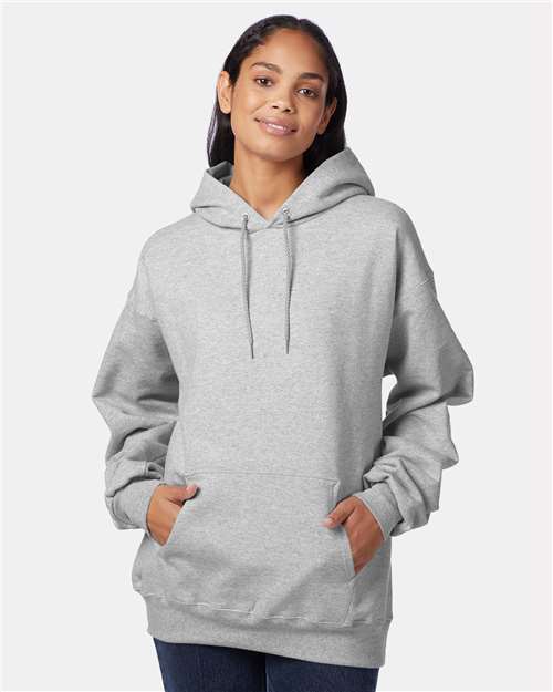 Hanes Ultimate Cotton® Hooded Sweatshirt - Light Steel - Hanes F170