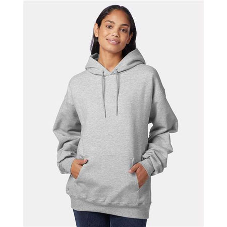 Hanes Ultimate Cotton® Hooded Sweatshirt - Light Steel - Hanes F170 Hanes