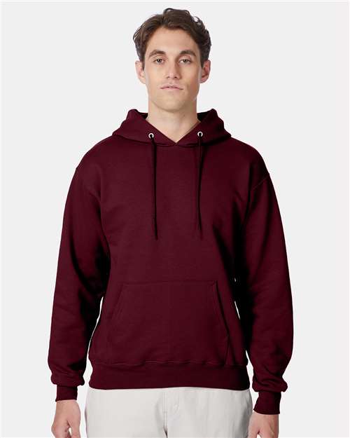 Hanes Ultimate Cotton® Hooded Sweatshirt - Maroon - Hanes F170