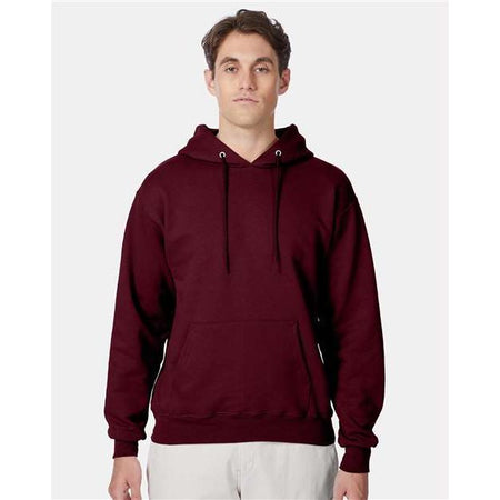 Hanes Ultimate Cotton® Hooded Sweatshirt - Maroon - Hanes F170 Hanes