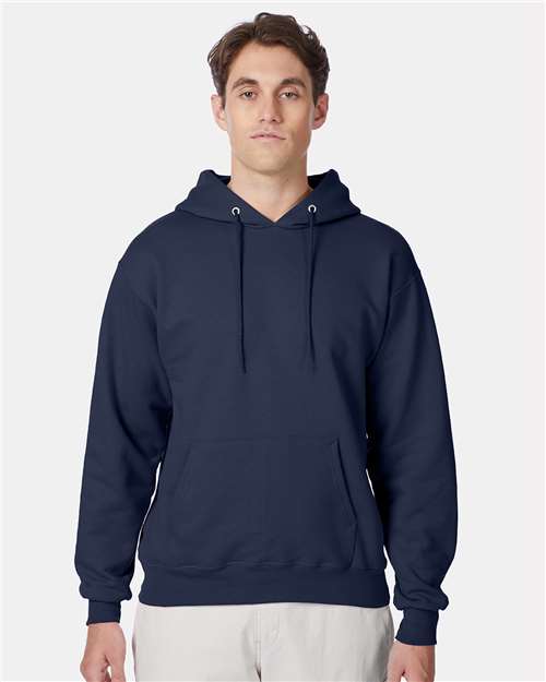 Hanes Ultimate Cotton® Hooded Sweatshirt - Navy - Hanes F170