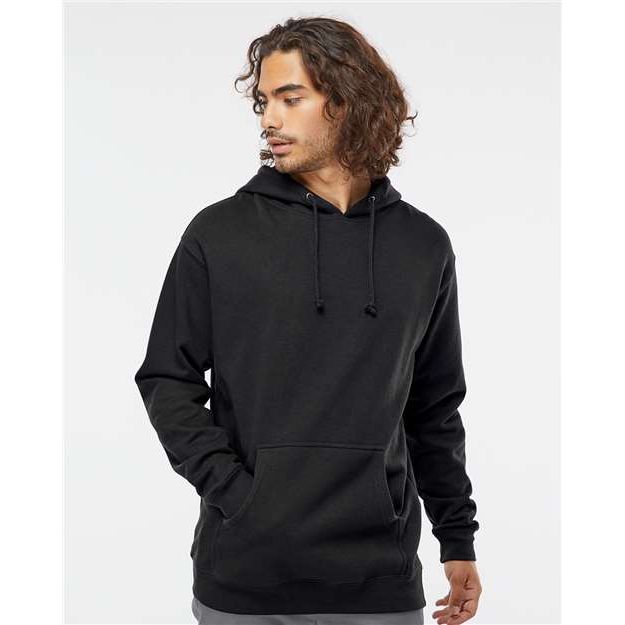 Independent Trading Co. Heavyweight Hooded Sweatshirt - Black - Independent Trading Co. IND4000 Independent Trading Co.