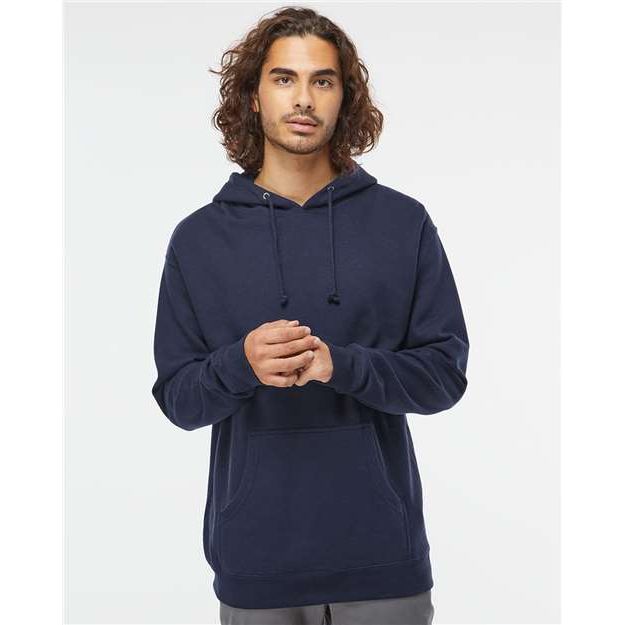 Independent Trading Co. Heavyweight Hooded Sweatshirt - Classic Navy - Independent Trading Co. IND4000 Independent Trading Co. Classic Navy S