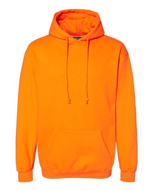 Bayside USA-Made Hooded Sweatshirt - Bright Orange - Bayside 960 Bayside Bright Orange S