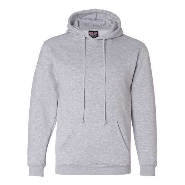 Bayside Unisex USA-Made Hooded Sweatshirt - Dark Ash - Bayside 960 Bayside Dark Ash S
