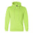 Bayside Unisex USA-Made Hooded Sweatshirt - Lime Green - Bayside 960 Bayside Lime Green S