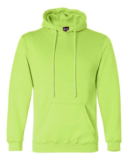 Bayside USA-Made Hooded Sweatshirt - Lime Green - Bayside 960 Bayside Lime Green S