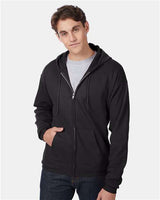Hanes P180 Unisex EcoSmart Full-Zip Hooded Sweatshirt