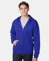 Hanes P180 Unisex EcoSmart Full-Zip Hooded Sweatshirt