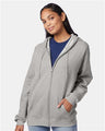 Hanes P180 Unisex EcoSmart Full-Zip Hooded Sweatshirt