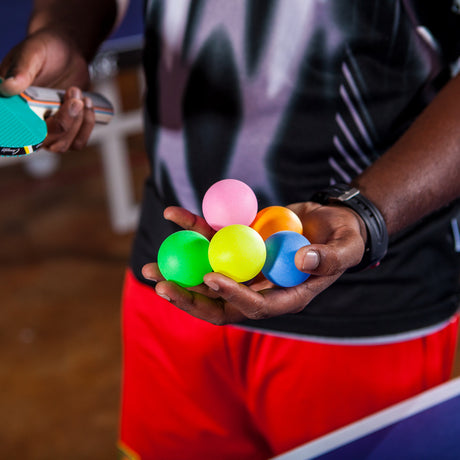 1-STAR TABLE TENNIS BALLS, PACK OF 6 ASSORTED