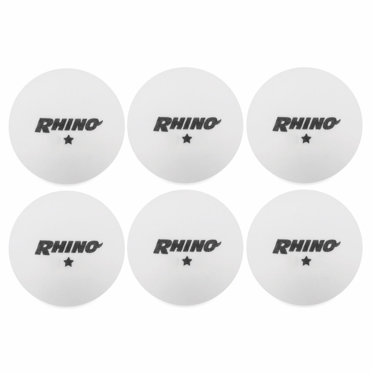 1-STAR TABLE TENNIS BALLS, PACK OF 6 ASSORTED