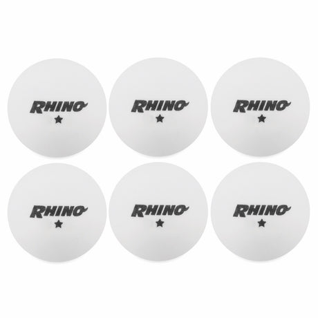 1-STAR TABLE TENNIS BALLS, PACK OF 6 ASSORTED
