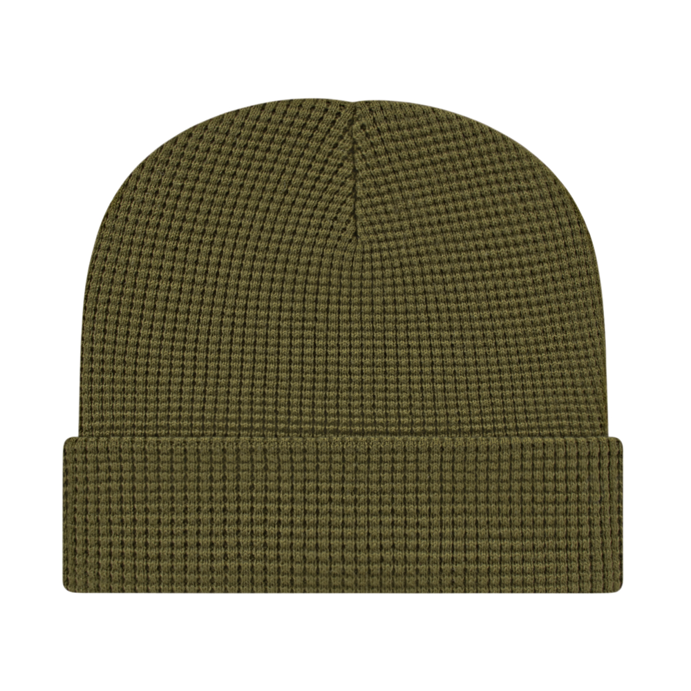 Cap America Waffle Knit Cap with Cuff iK70