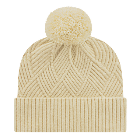 Cap America iK8554 Premium Diagonal Weave Knit Cap with Cuff