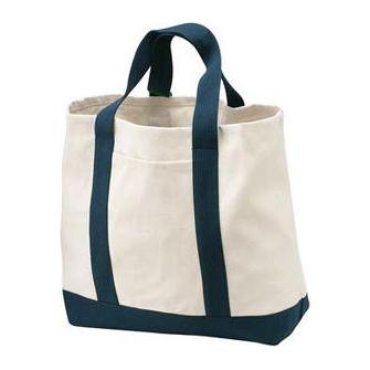 2 - Tone Shopping Tote Natural/Navy MWS Options 3100436289 Tote Bags