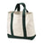 2 - Tone Shopping Tote Natural/Spruce Tote Bags