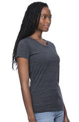 Royal Apparel 20001 Women's Triblend Short Sleeve Tee - Tri Onyx