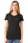 Royal Apparel 20001 Women's Triblend Short Sleeve Tee - Tri Black