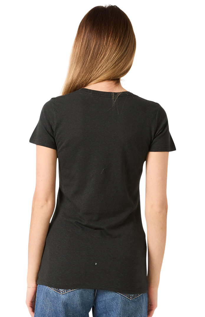 Royal Apparel 20001 Women's Triblend Short Sleeve Tee - Tri Black