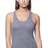 Royal Apparel 20008 Women's Triblend Raw Edge Tank Top - Tri Vintage Grey