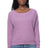 Royal Apparel 20012 Women's Triblend Long Sleeve Raglan Pullover - Tri Purple